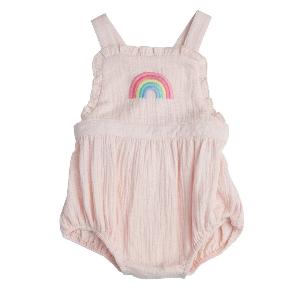 🌈NEW🌈 Angel Dear Rainbow rompers 18-24m